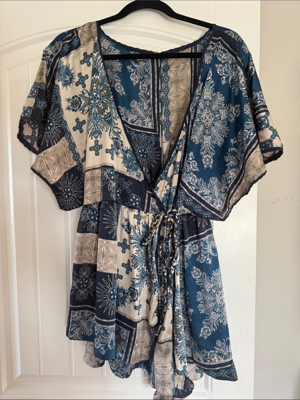 Free People Indigo Romper